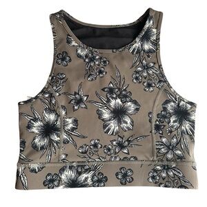 Mono B Women’s Sports Bra Floral Print– Size Large
